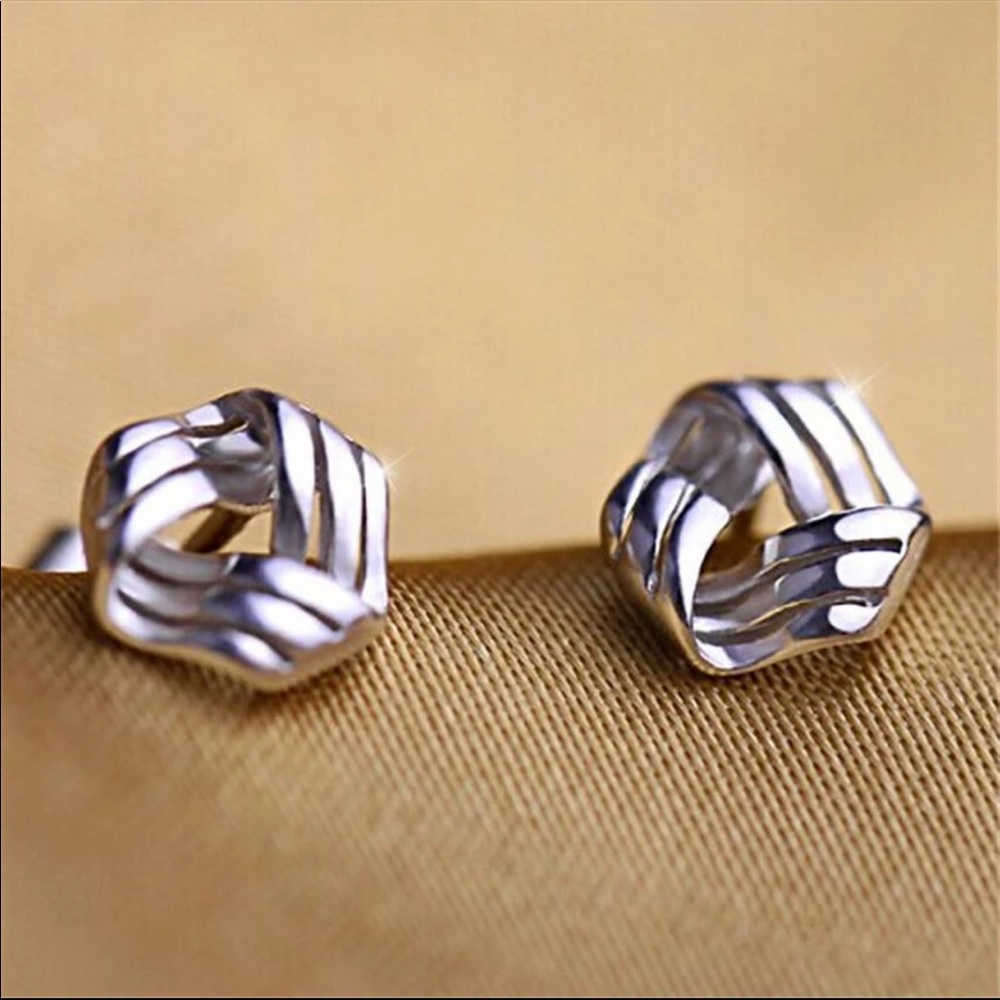 Sterling Silver 925 Stud Earrings